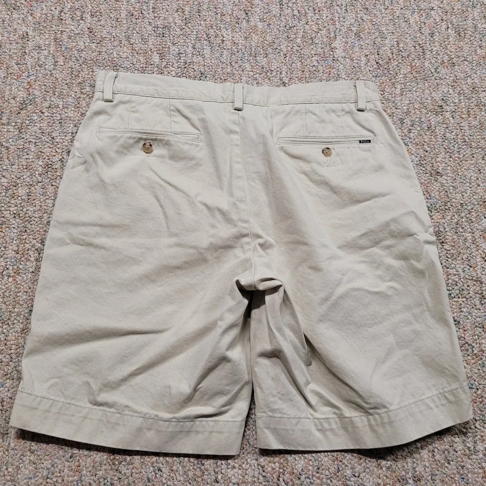 Polo Ralph Lauren Shorts Mens 34 Beige Classic Fit 9